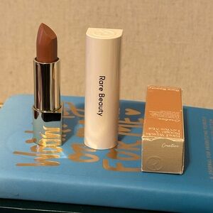 Rare Beauty Matte Lipstick in Warm Brown